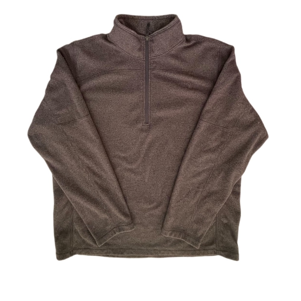 The North Face Men Pullover XL Gray 1/4 Zip Fleece...